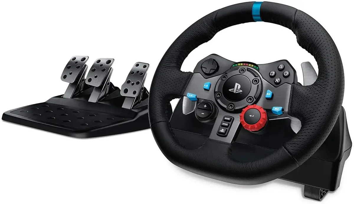 Volante E Pedais Logitech G29 Ps5/Ps4/Ps3/Pc - Novo 1
