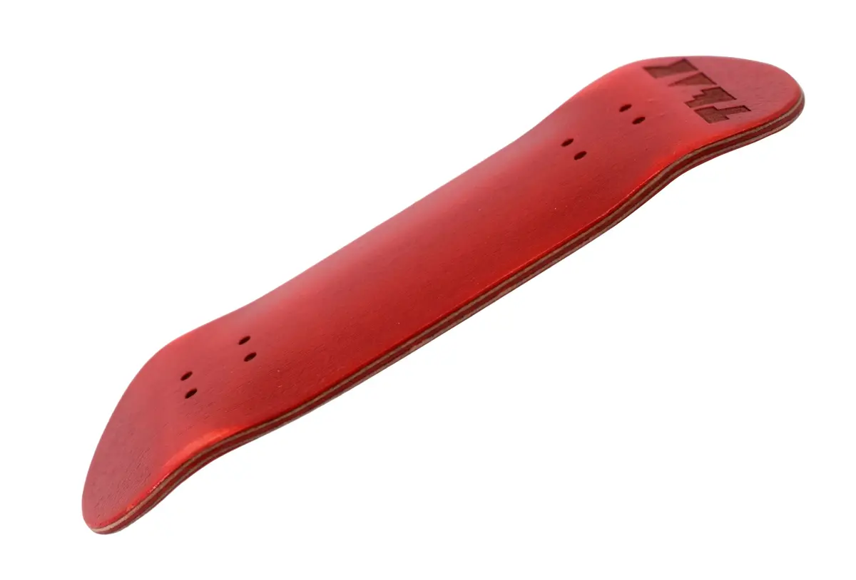 Prolific Wooden 5 Ply Fingerboard Deck 32X95mm - Cherry Red - With Color Matching Mid Ply 1
