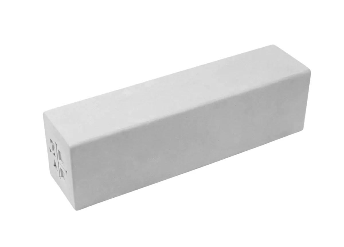 Monument Series Concrete Straight "Bread" Loaf Obstacle - 7" Long, 2" Tall - "Sterling Gray" Colorway 1