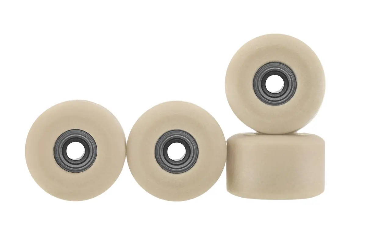 Apex New Street Wheels - 65D All Terrain Polymer - Abec-9 Bearings - "Coyote Tan" 1