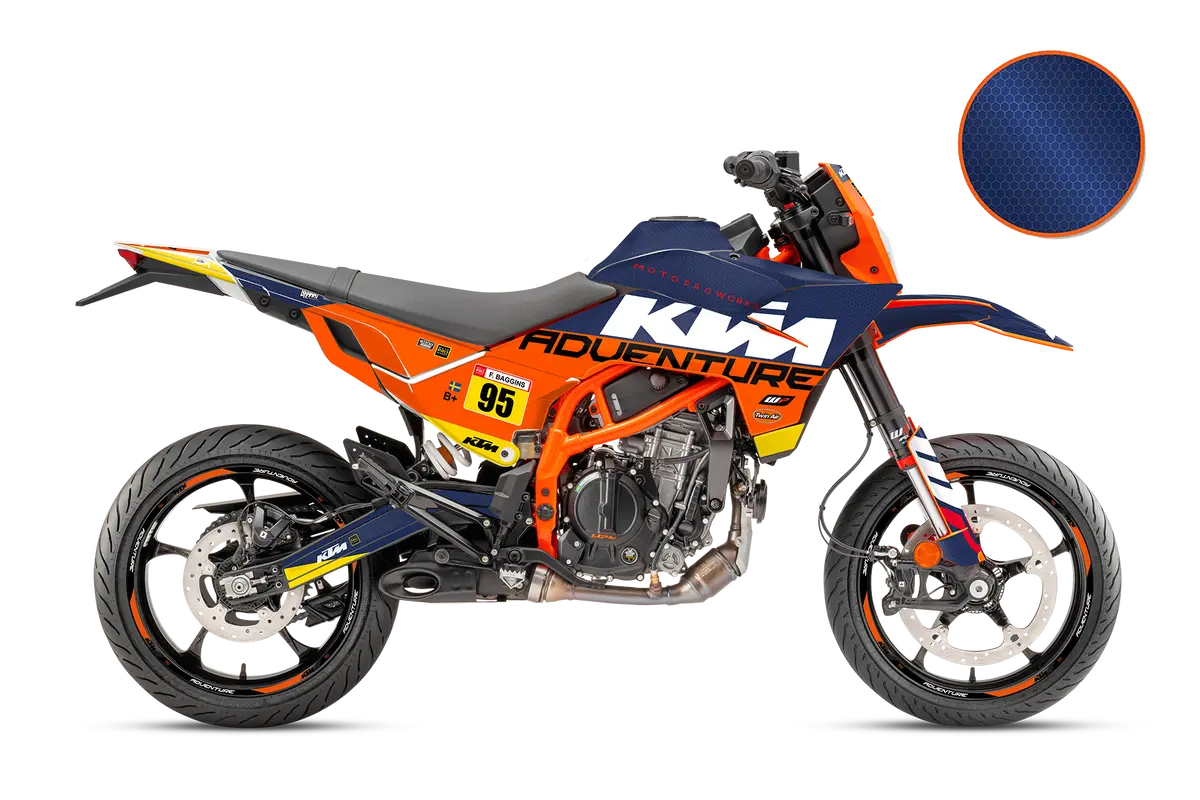 Ktm 125 Smc-R Graphics - "Waypointer" (Dawn/Honeycomb) 1