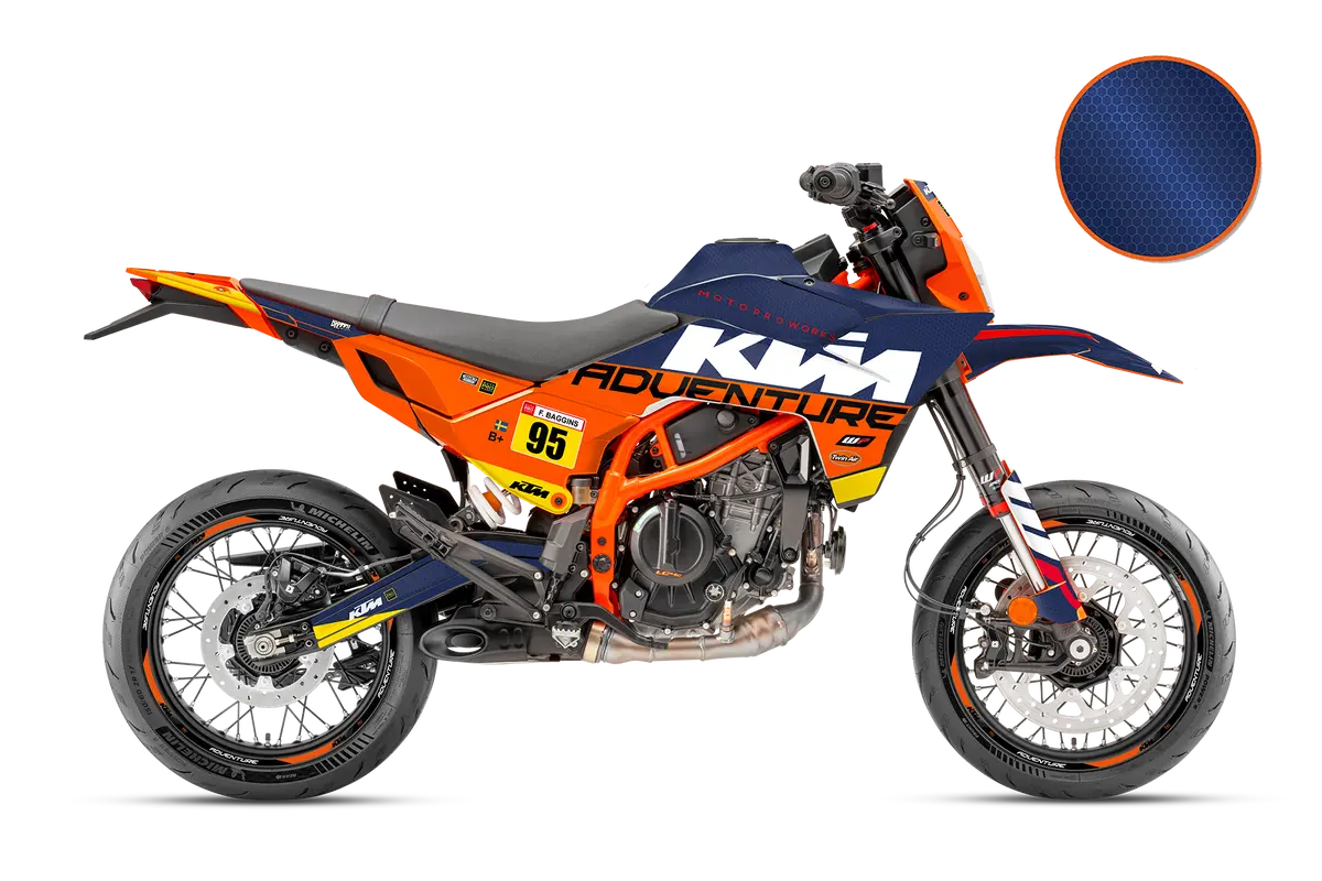 Ktm 390 Smc-R Graphics - "Waypointer" (Dawn/Honeycomb) 1