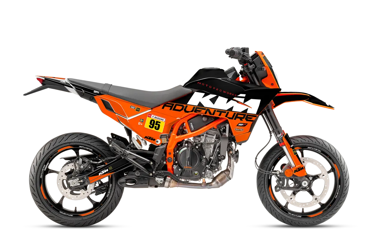 Ktm 125 Smc-R Graphics - "Waypointer" (Midnight) 1