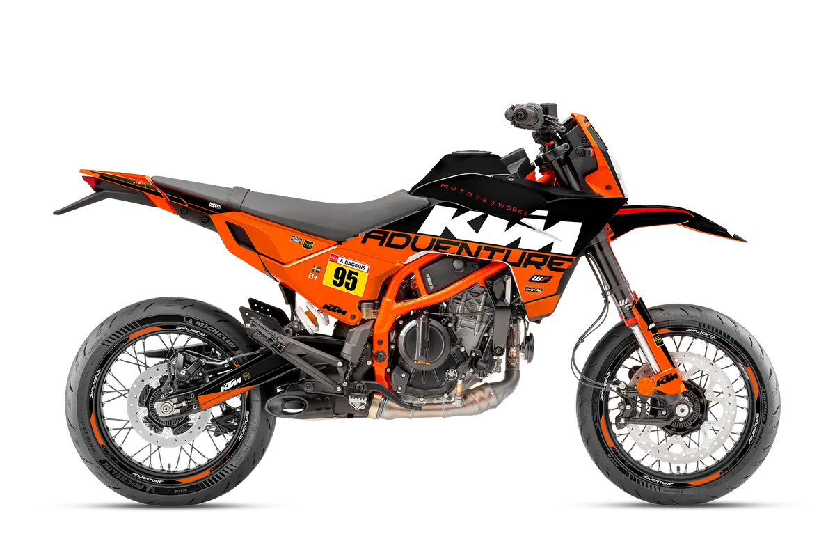 Ktm 390 Smc-R Graphics - "Waypointer" (Midnight) 1
