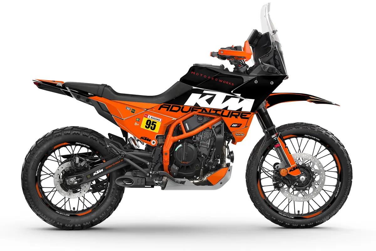 Ktm 390 Adventure R / X Graphics - "Waypointer" (Midnight) 1
