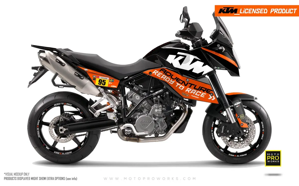 Ktm 990 Sm / Smr / Smt Graphics - "Waypointer" (Midnight) 1
