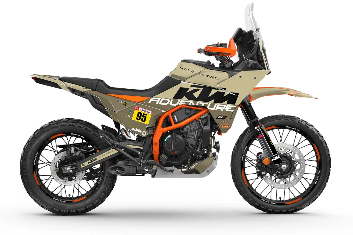 Ktm 390 Adventure R / X Graphics - "Waypointer" (Sand) 1
