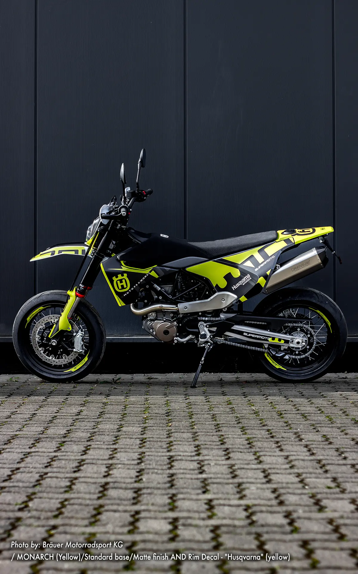 Husqvarna 701 Enduro Graphics - "Monarch" (Yellow) 2