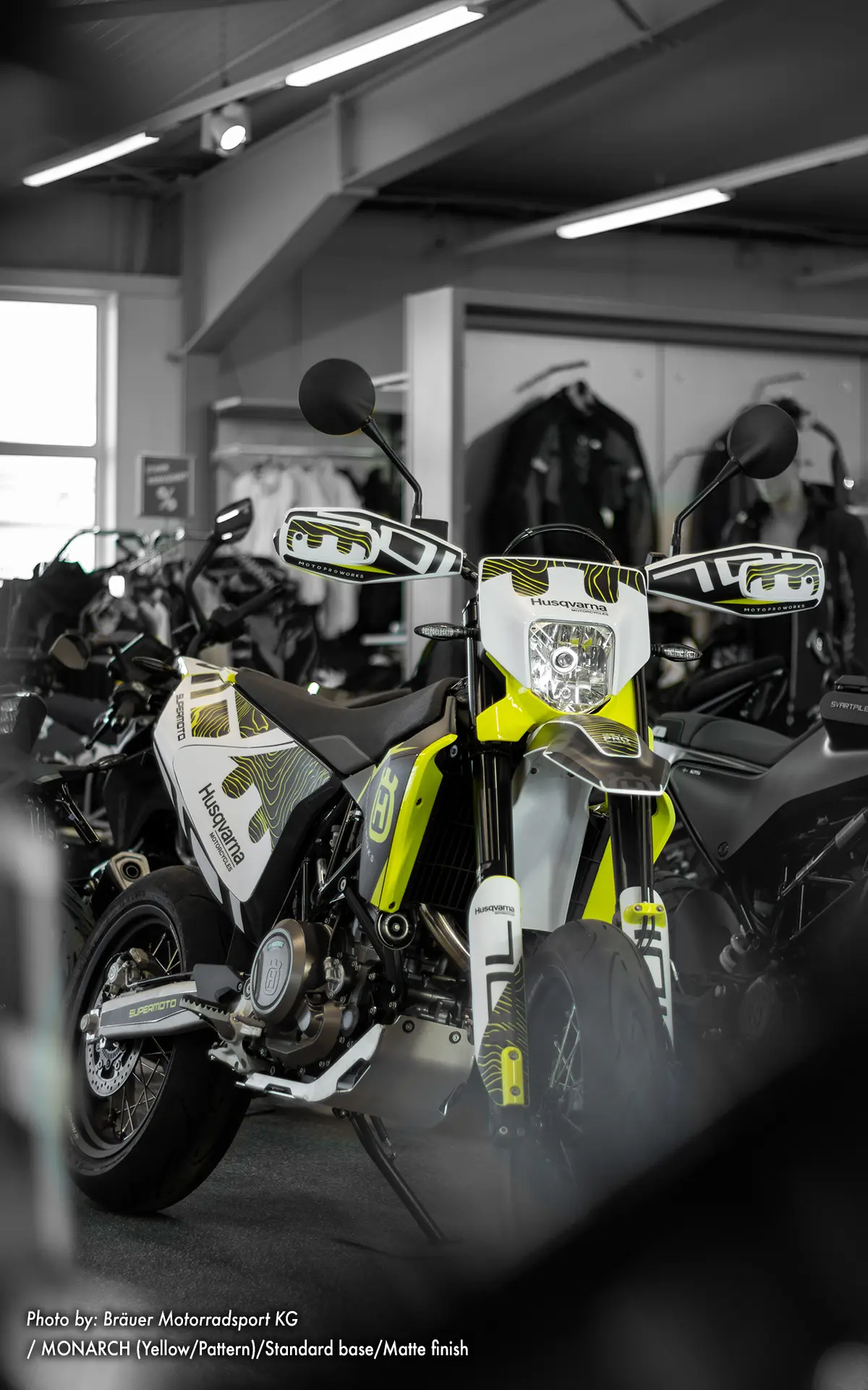 Husqvarna 701 Graphics - "Monarch" (Yellow/Pattern) 2