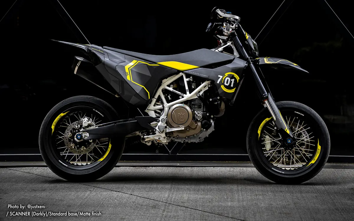 Husqvarna 701 Graphics - "Scanner" (Darkly) 2