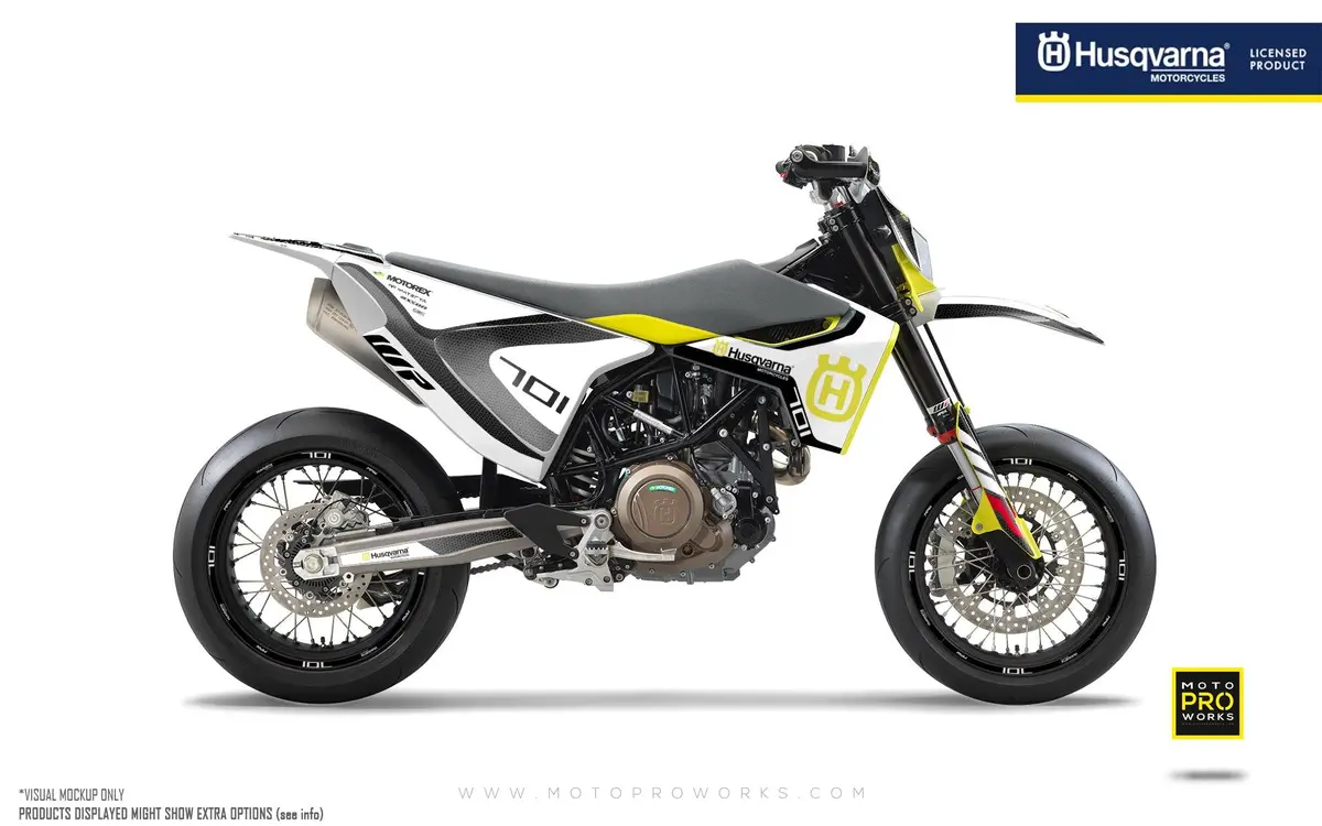 Husqvarna 701 Graphics - "Rr-Tech" (White) 1