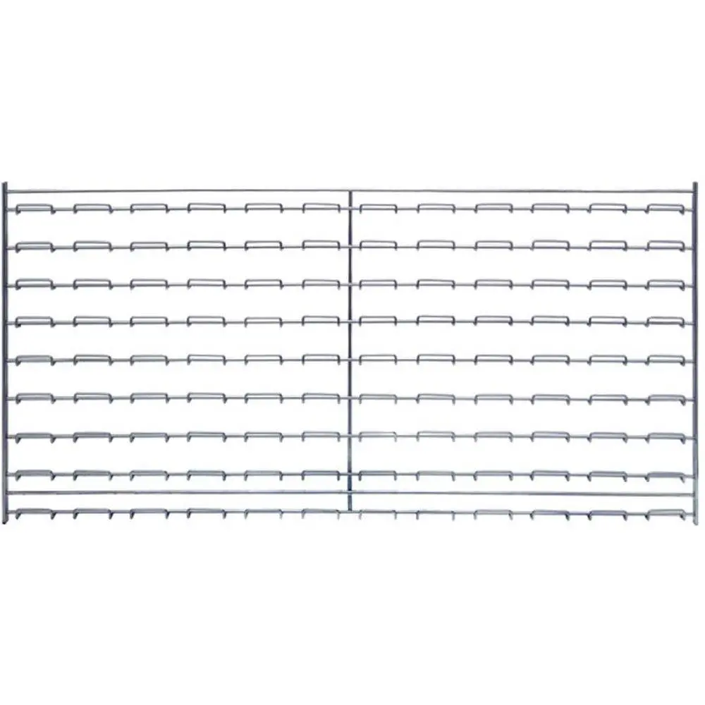 Wire Louvered Panel 36"W X 18"H W/ Mounting Clips 1