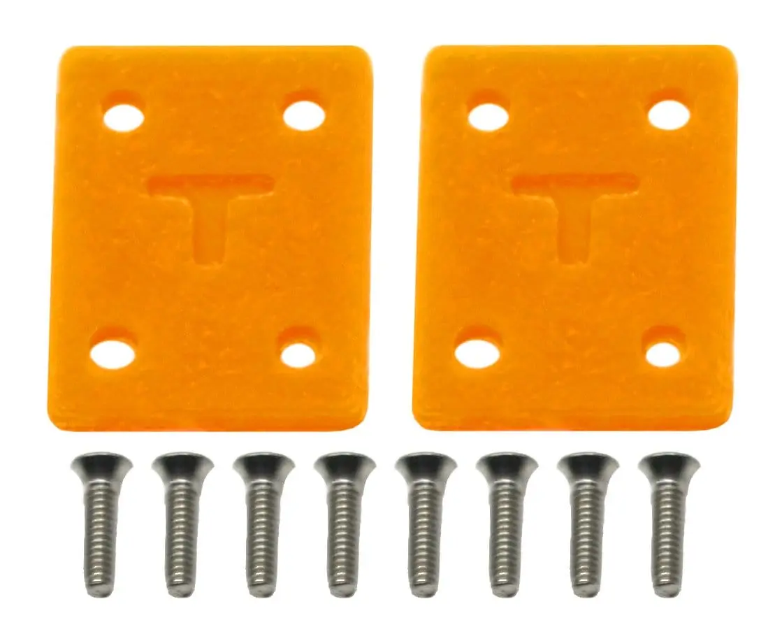 Limited Edition Riser Pad Kit (Includes 8 Long Screws) - Stained Glass Effect In Orange 1