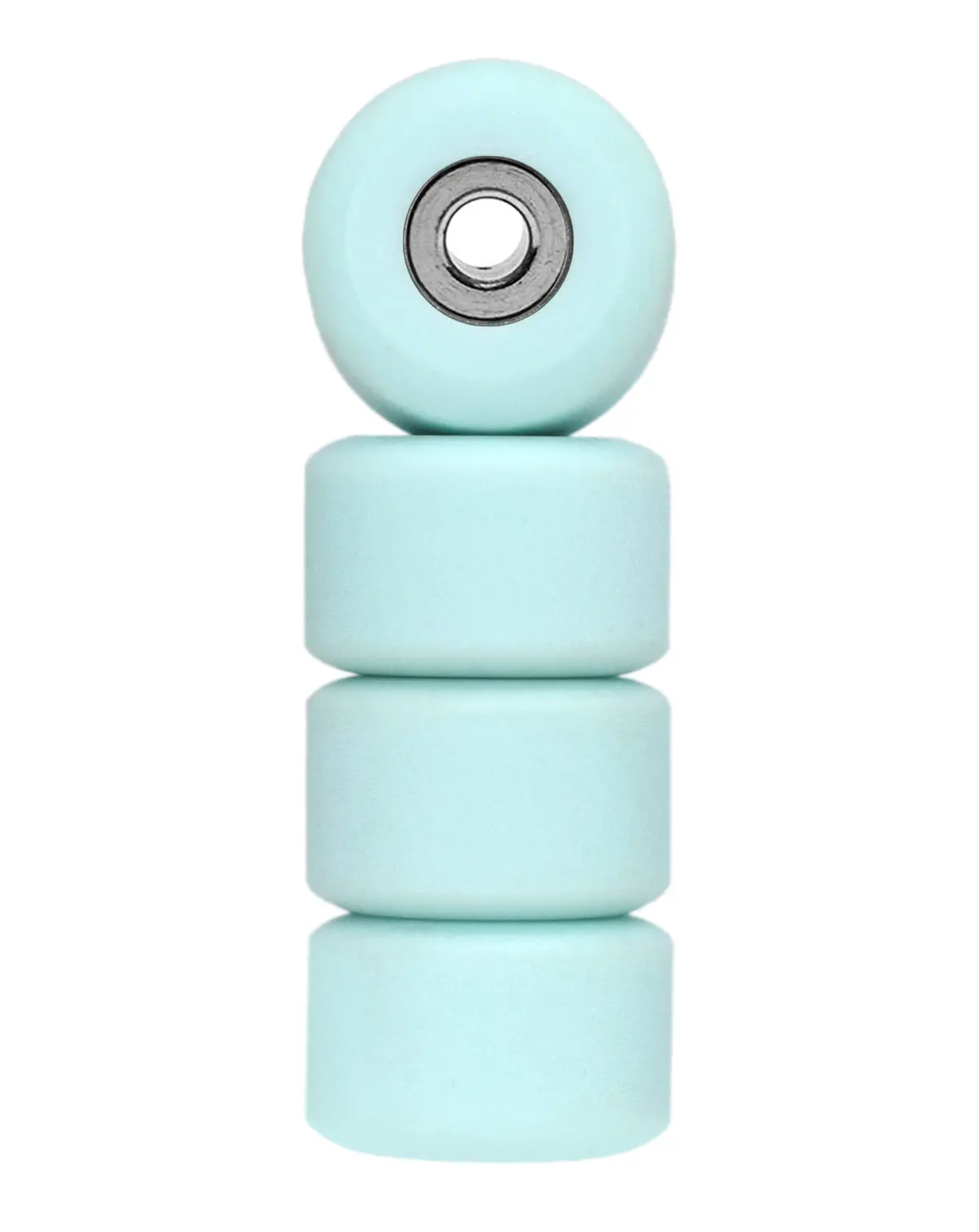 Apex New Street Wheels - 77D Urethane - Ultraspin Bearings - "Blizzard Blue" 2