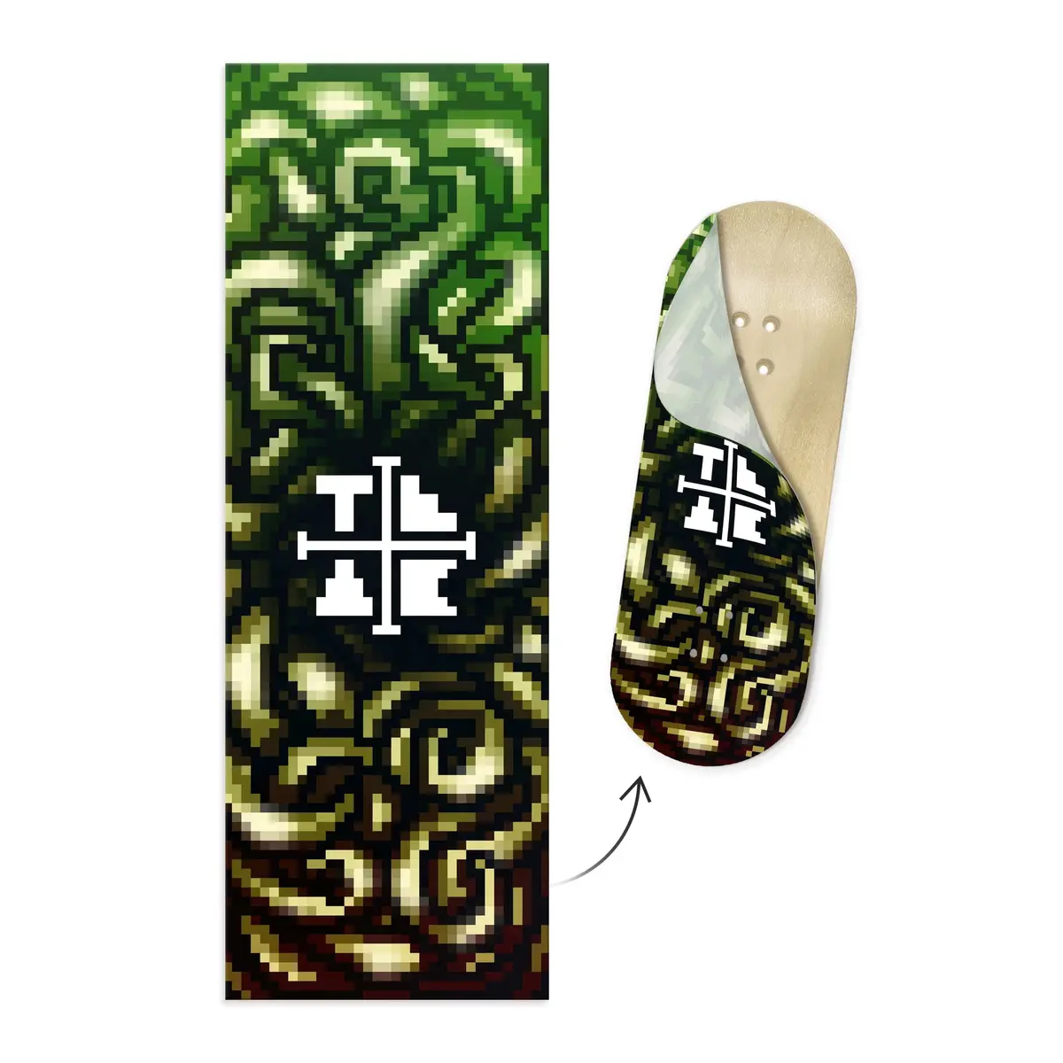 "Vinesplosion" Artist Collaboration Deck Graphic Wrap - 35Mm X 110Mm 1