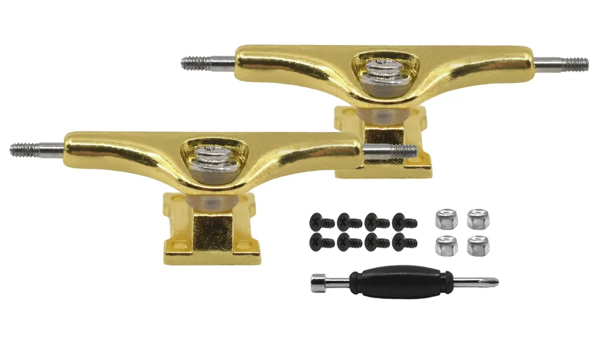 Prodigy Swerve Trucks, 34Mm - Gold Colorway 1
