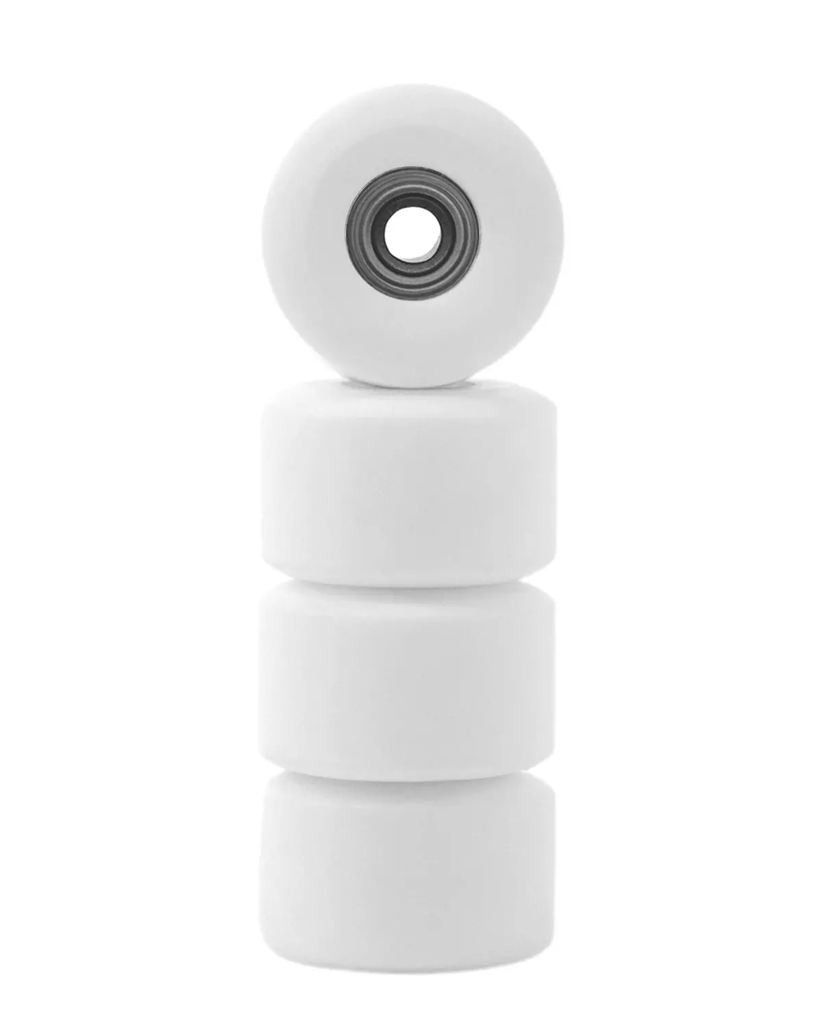 Apex New Street Wheels - 61D Urethane - Abec-9 Bearings - "White Snow" 2