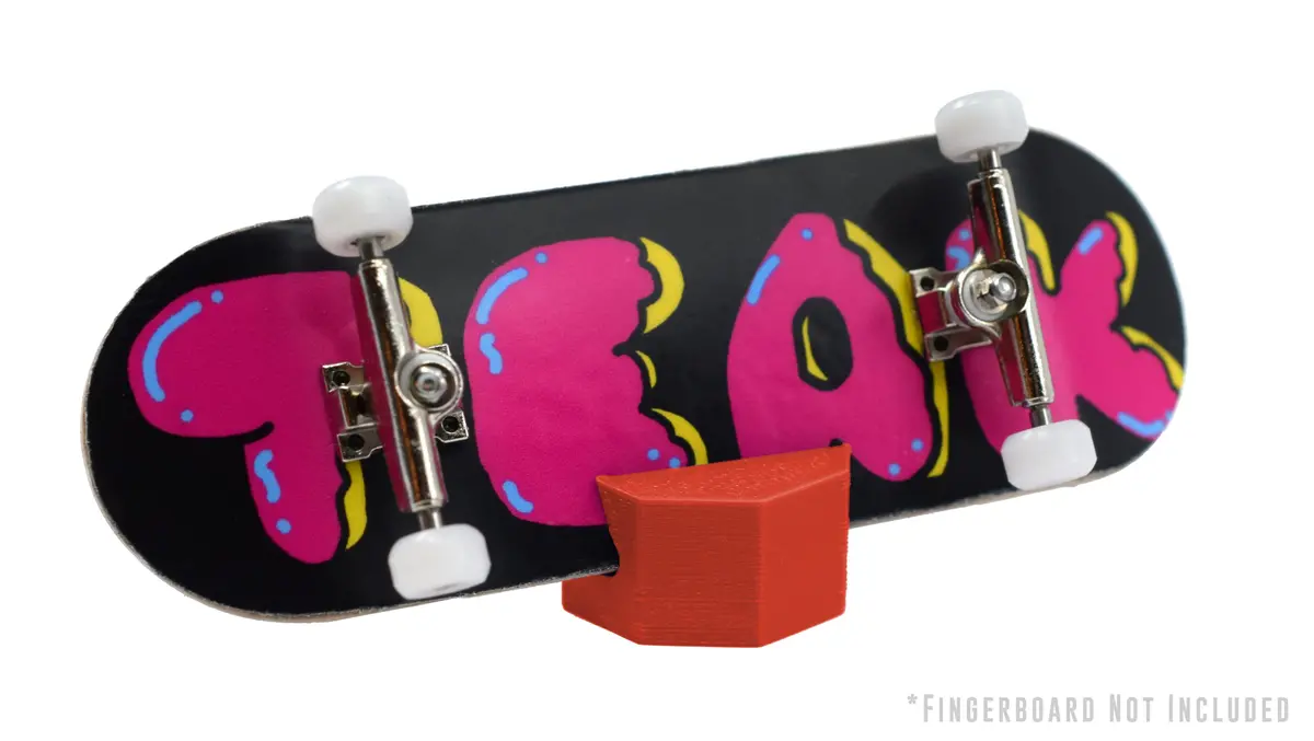 Fingerboard Display Stand - Octagon Edition - Red Chili Pepper Colorway 2