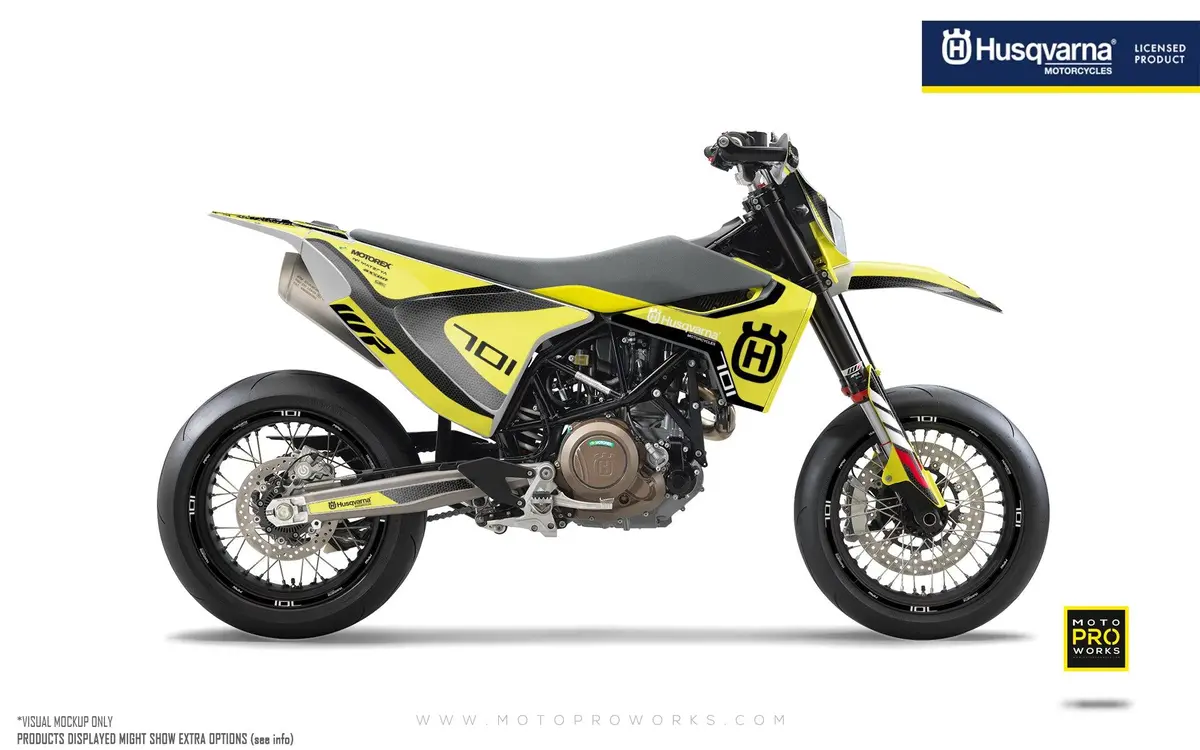 Husqvarna 701 Graphics - "Rr-Tech" (Yellow) 1