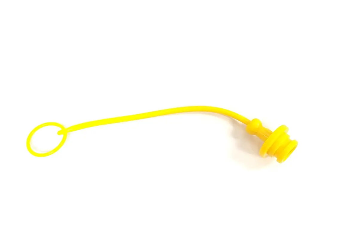 1/2" Male Dust Cap For Female Quick Coupler - Yellow 1