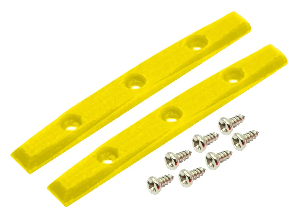 Gem Edition Board Rails (Screws Included) - Yellow 1