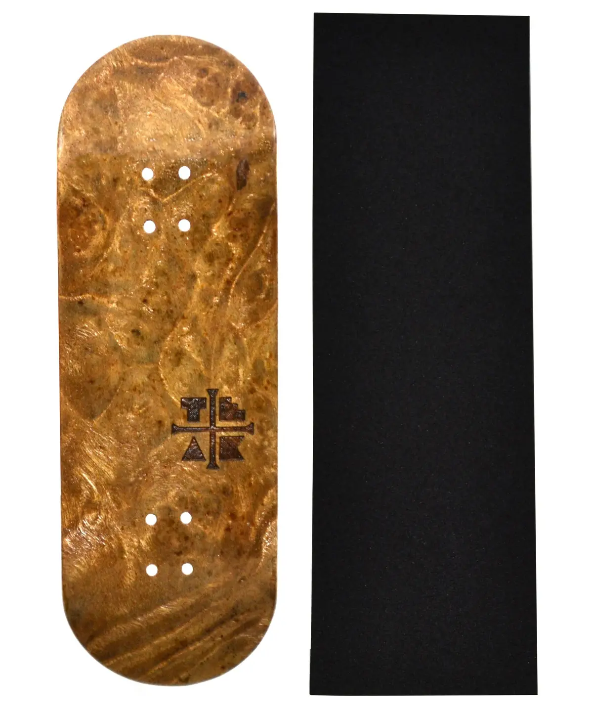 Prolific Wooden Fingerboard Deck, "The Graham Cracker" - 32Mm X 97Mm 1