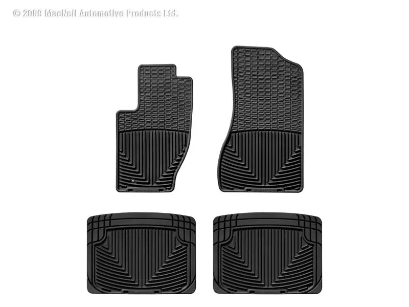 Wt Rubber Rear Floor Mats – Black 1