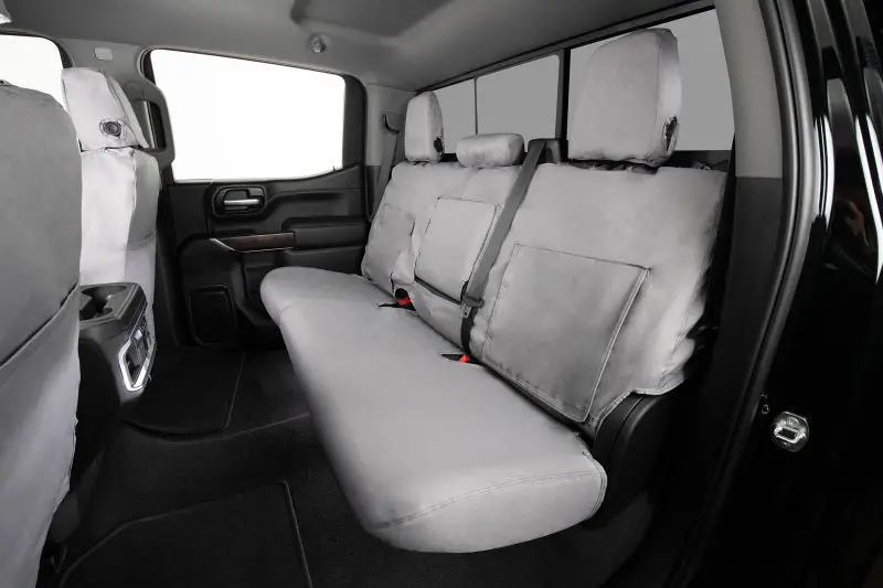Covercraft Seatsaver Polycotton Seat Covers For 2011–2012 Ford F-150 – Second Row, Custom Fit, Grey 1