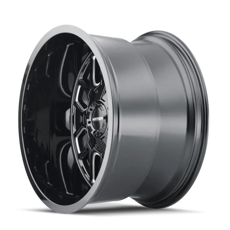 Mayhem 8107 Cogent 20X9 / 6X135 Bp / 0Mm Offset / 106Mm Hub Black W/ Milled Spokes Wheel 1