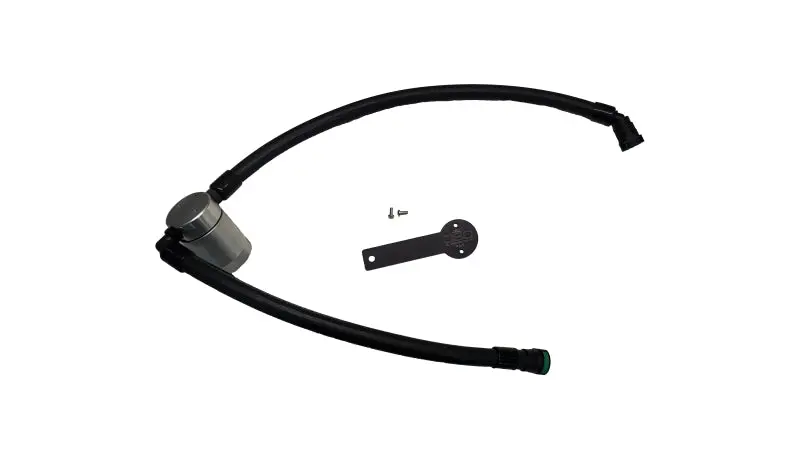J&L Oil Separator For 2019–2024 Chevy Silverado & Gmc Sierra 1500 (2.7L) – Passenger Side, Clear Anodized Aluminum 1