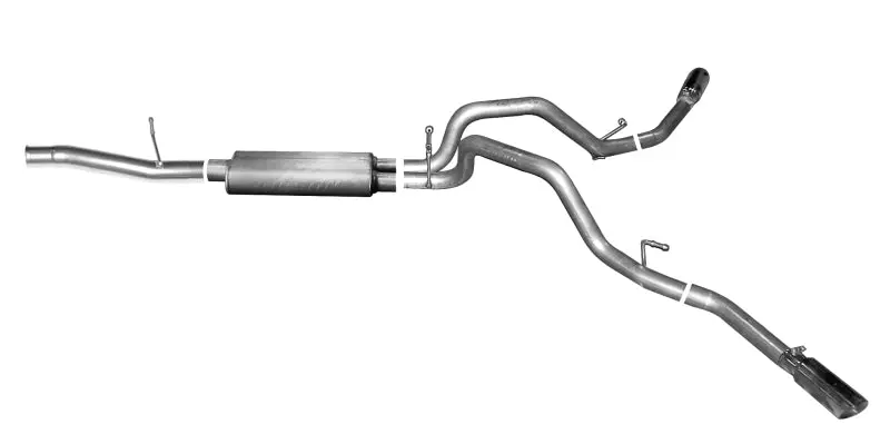 Gibson 14-19 Cadillac Escalade Base 6.2L 3.5In/2.25In Cat-Back Dual Extreme Exhaust - Stainless 1