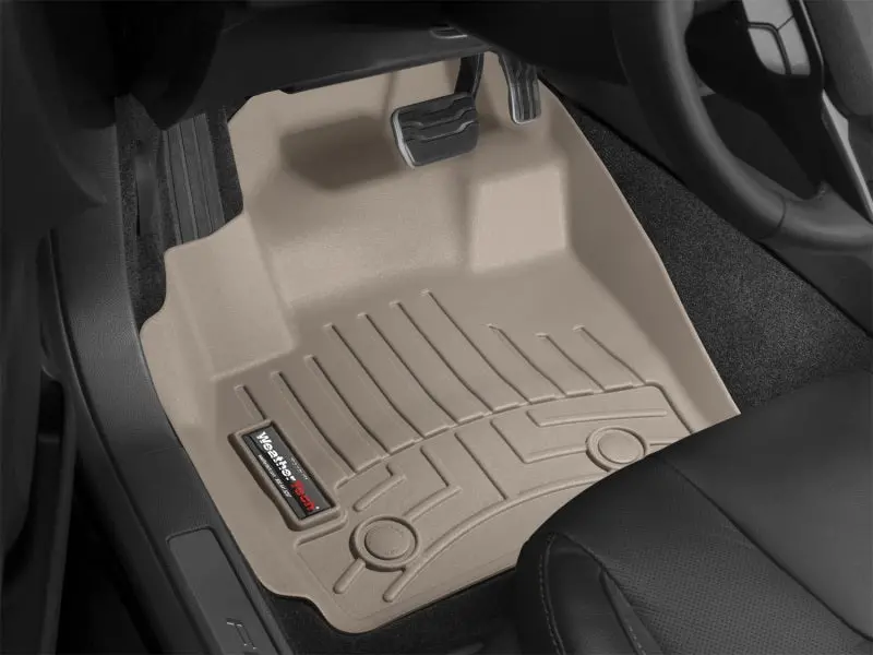 Weathertech Front Floor Liners – Tan, Custom-Fit All-Vehicle Application 1