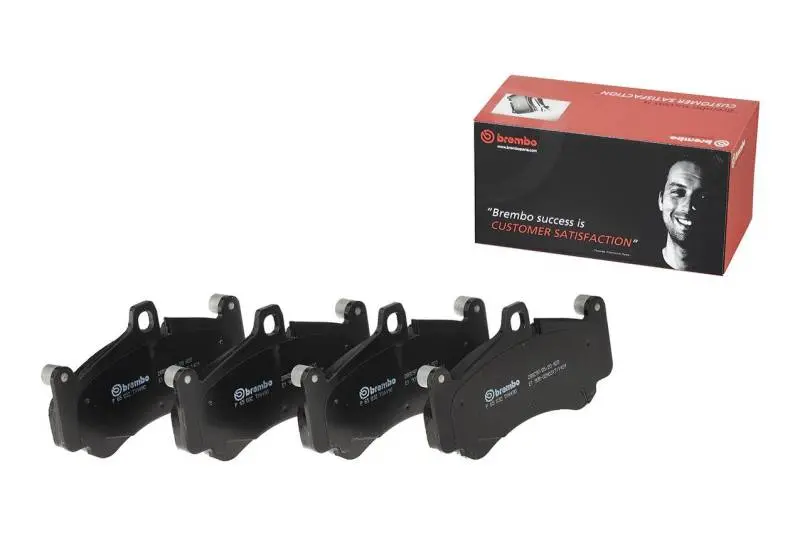 Brembo Premium Rear Brake Pads For 2007–2013 Porsche 911 – Nao Ceramic, Oe Equivalent Performance 1