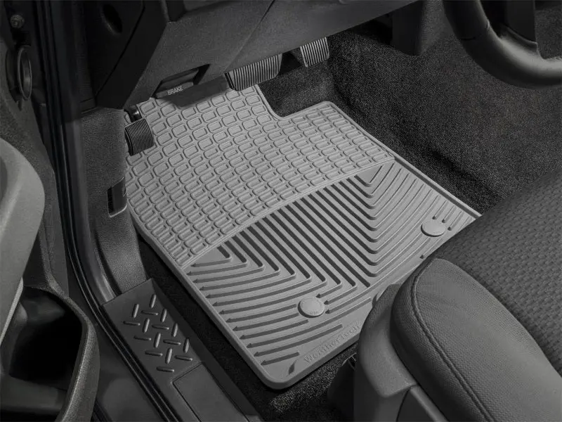 Weathertech Front Rubber Floor Mats For 2010+ Mercedes-Benz E-Class Sedan (W212) – Grey 1