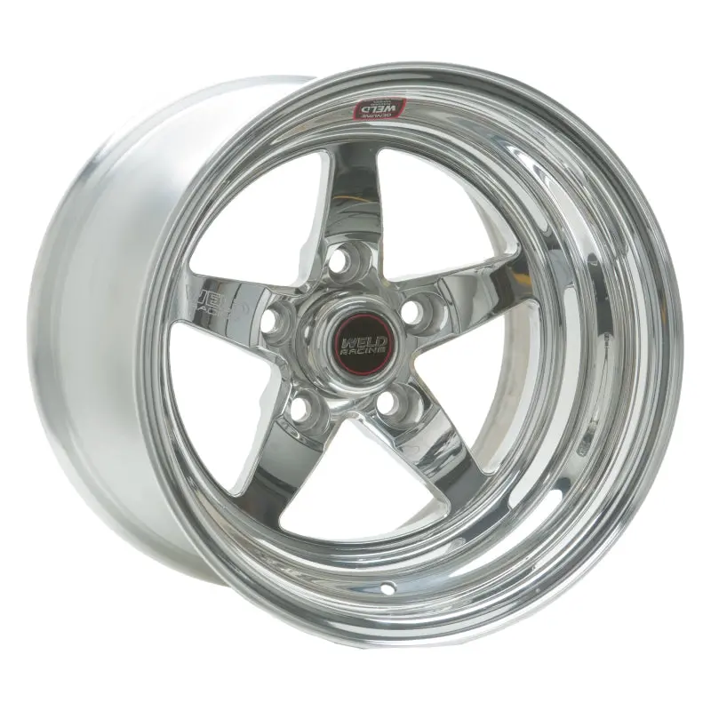 Weld S71 Polished 15×12.33″ Non-Beadlock Wheel – 5×4.5″ Bolt Pattern, 6.5″ Backspace 1