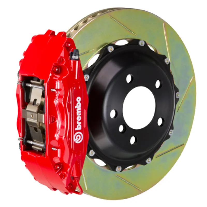 Brembo Gt Big Brake Kit For 1995–1998 Nissan 240Sx (5-Lug Hub) – Front, 4-Piston Calipers, 332X32Mm Slotted Two-Piece Rotors 1