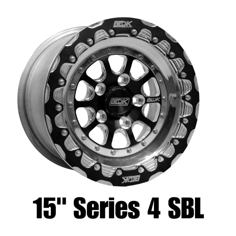 Belak 15X8 / 5In Bs / 5X114.3 Bp / High Pad / Series 4 Wheel - Single Beadlock Billet Outer Lip 1