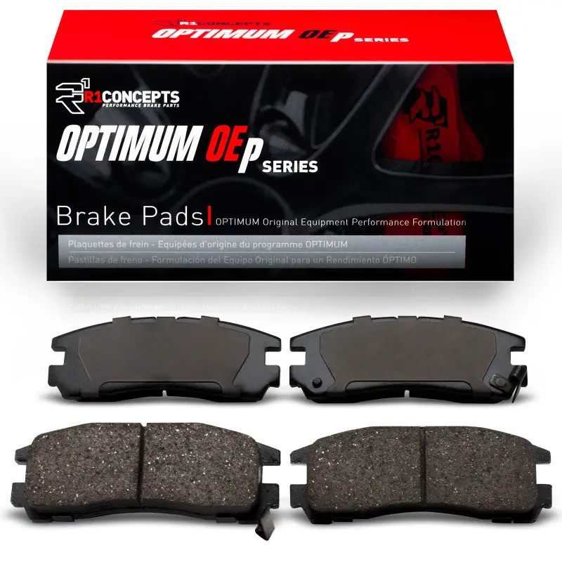 R1 Optimum Oe Rear Brake Pads For 1988–2012 Chrysler Sebring – Direct Replacement Performance Friction 1